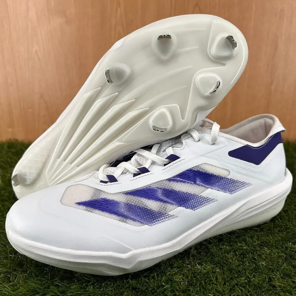 adidas Adizero Impact NCAA Purple White Baseball Cleats JR3062 Men's Size 12